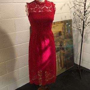 Sz 2 Red Kate Spade Dress